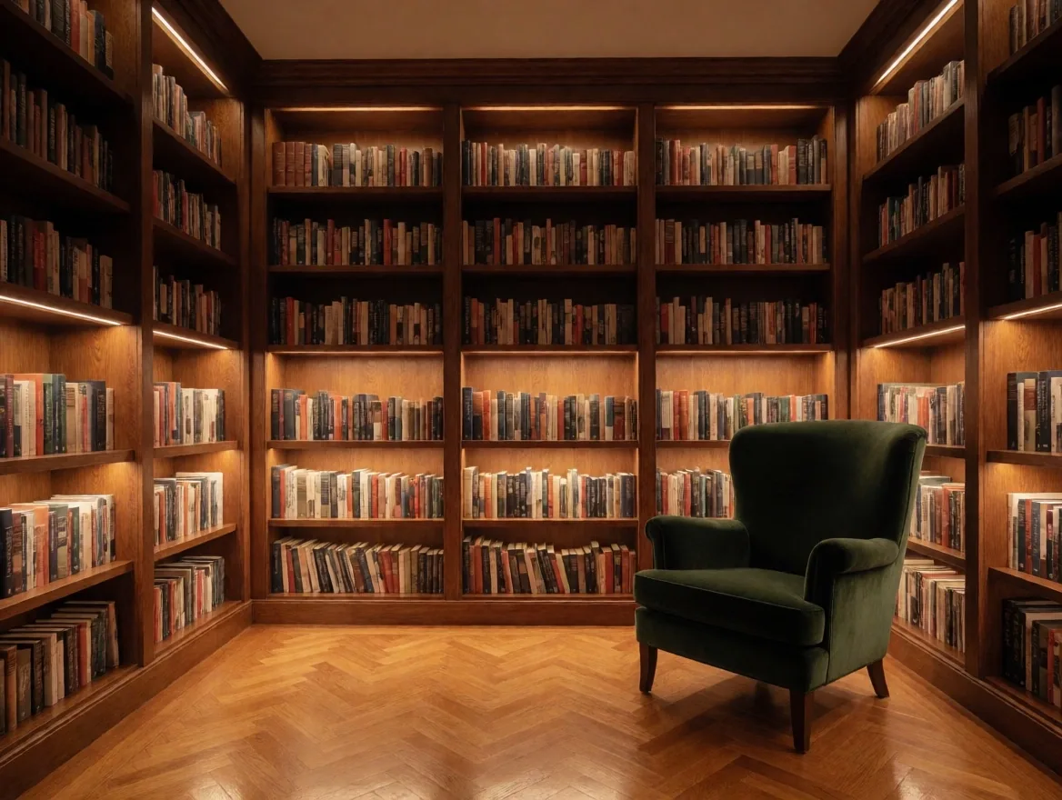 Perpustakaan komunikasi dengan koleksi literatur retorika dan media
